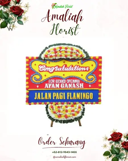 Sewa Papan Bunga Temoyong